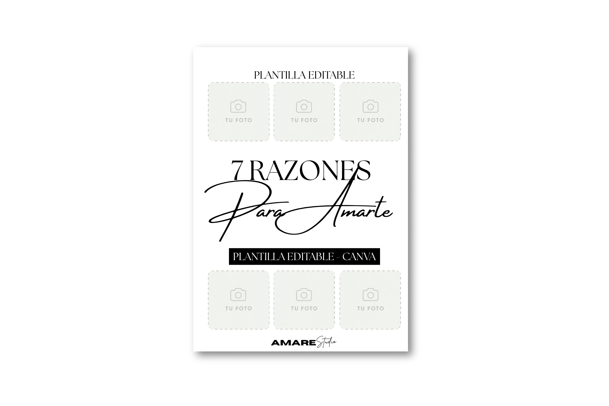 Razones para amarte (EDITABLE)